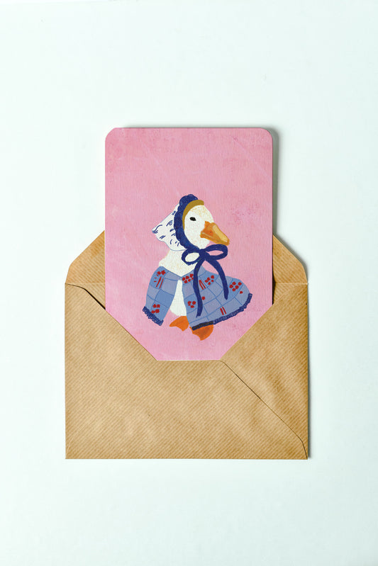 Little babushka Postcard