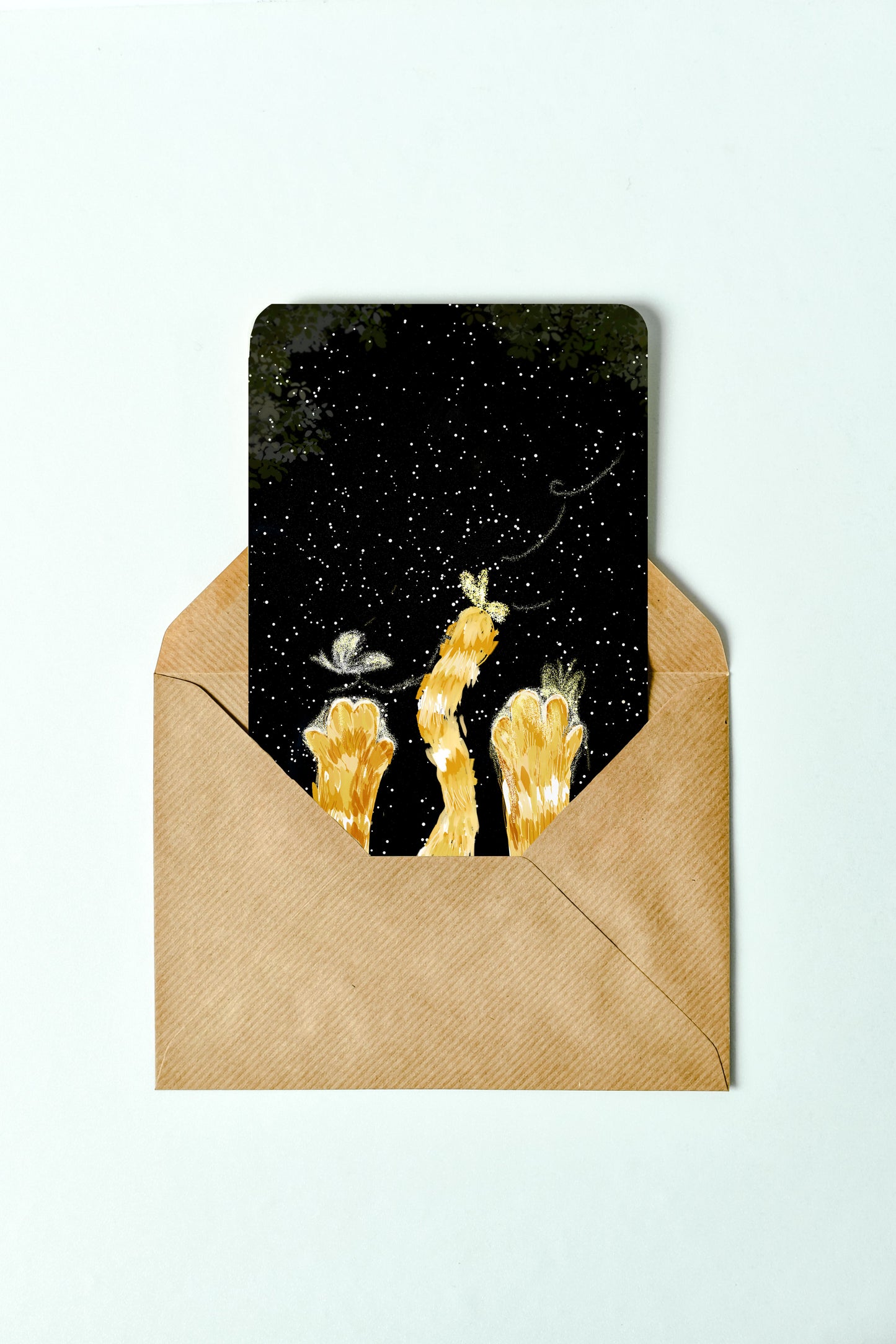 Starry night  postcard