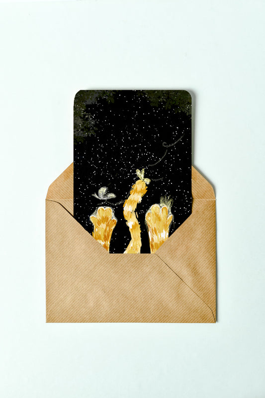 Starry night  postcard